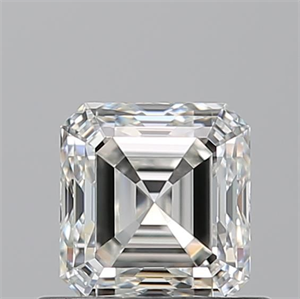 Picture of Natural Diamond 0.70 Carats, Asscher with  Cut, H Color, VS1 Clarity and Certified by GIA