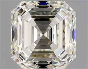 Picture of Natural Diamond 1.01 Carats, Asscher with  Cut, L Color, VVS2 Clarity and Certified by GIA