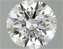 Del inventario de diamantes de laboratorio, 2.01 quilates, Redondo , Color E, claridad VVS2 y certificado IGI