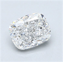 Diamante Natural 1.30 quilates, Del cojín , Color E, claridad VS1 y certificado GIA