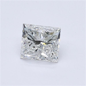 Picture of Natural Diamond 0.50 Carats, Princess with  Cut, F Color, VVS1 Clarity and Certified by GIA