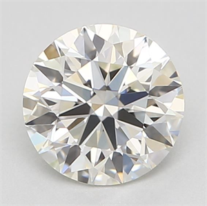 Foto Diamante Natural 0.52 quilates, Redondo , Color J, claridad VVS1 y certificado GIA de