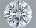 Lab Grown Diamond 1.02 Carats, Round with Ideal Cut, D Color, VVS1 Clarity and Certified by IGI