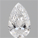 Diamante Natural 0.56 quilates, De pera , Color D, claridad VVS2 y certificado GIA
