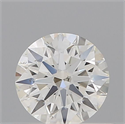 Natural Diamond 0.52 Carats, Round with Excellent Cut, H Color, SI1 Clarity and Certified by IGI