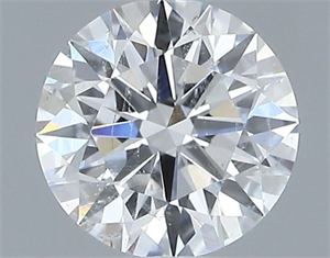 Foto Diamante Natural 0.40 quilates, Redondo , Color E, claridad SI2 y certificado GIA de