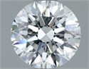 Natural Diamond 0.63 Carats, Round with Excellent Cut, F Color, SI2 Clarity and Certified by GIA