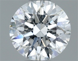 Picture of Natural Diamond 0.63 Carats, Round with Excellent Cut, F Color, SI2 Clarity and Certified by GIA