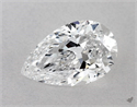 Diamante Natural 1.06 quilates, De pera , Color D, claridad VS2 y certificado GIA