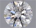 Lab Grown Diamond 0.70 Carats, Round with Ideal Cut, E Color, IF Clarity and Certified by IGI