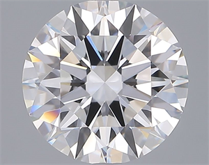Picture of Lab Grown Diamond 3.05 Carats, Round with Ideal Cut, E Color, VVS2 Clarity and Certified by IGI