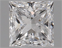 Diamante Natural 0.35 quilates, Princesa , Color D, claridad SI1 y certificado GIA