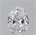 Diamante Natural 0.50 quilates, Ovalado , Color E, claridad VVS2 y certificado GIA