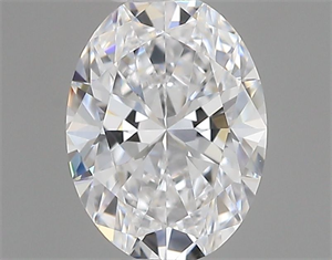 Picture of Natural Diamond 0.51 Carats, Oval with  Cut, D Color, VVS1 Clarity and Certified by GIA