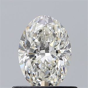 Picture of Natural Diamond 0.62 Carats, Oval with  Cut, I Color, VS2 Clarity and Certified by GIA