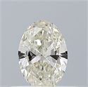 Natural Diamond 0.25 Carats, Oval with  Cut, I Color, VVS1 Clarity and Certified by IGI