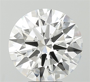 Picture of Lab Grown Diamond 5.06 Carats, Round with Ideal Cut, E Color, VVS2 Clarity and Certified by IGI