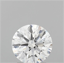 Lab Grown Diamond 1.23 Carats, Round with Ideal Cut, D Color, VS1 Clarity and Certified by IGI