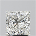 Natural Diamond 2.01 Carats, Princess with  Cut, H Color, VS2 Clarity and Certified by GIA