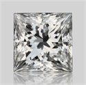Natural Diamond 0.42 Carats, Princess with  Cut, F Color, VS1 Clarity and Certified by GIA