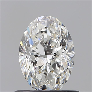 Picture of Natural Diamond 0.60 Carats, Oval with  Cut, F Color, VVS2 Clarity and Certified by GIA