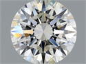 Natural Diamond 0.54 Carats, Round with Excellent Cut, G Color, SI1 Clarity and Certified by GIA