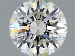 Picture of Natural Diamond 0.54 Carats, Round with Excellent Cut, G Color, SI1 Clarity and Certified by GIA