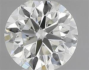 Picture of Natural Diamond 0.51 Carats, Round with Excellent Cut, J Color, VVS2 Clarity and Certified by IGI
