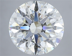 Picture of Natural Diamond 4.34 Carats, Round with Excellent Cut, J Color, VS1 Clarity and Certified by GIA