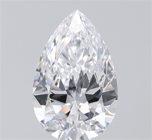 Picture of Natural Diamond 0.70 Carats, Pear with  Cut, D Color, SI1 Clarity and Certified by GIA