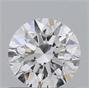 Diamante Natural 0.70 quilates, Redondo , Color D, claridad VS2 y certificado GIA