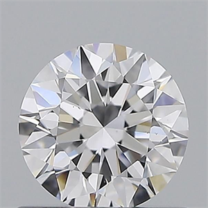 Picture of Natural Diamond 0.70 Carats, Round with Excellent Cut, D Color, VS2 Clarity and Certified by GIA