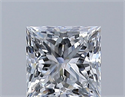 Diamante Natural 0.52 quilates, Princesa , Color E, claridad VS1 y certificado GIA