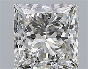 Picture of Natural Diamond 1.70 Carats, Princess with  Cut, J Color, SI1 Clarity and Certified by GIA