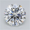 Del inventario de diamantes de laboratorio, 1.53 quilates, Redondo , Color F, claridad VVS2 y certificado IGI