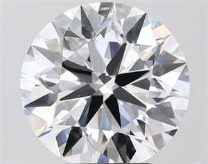 Picture of Lab Grown Diamond 4.02 Carats, Round with Ideal Cut, F Color, VVS1 Clarity and Certified by IGI