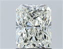 Natural Diamond 1.32 Carats, Radiant with  Cut, I Color, IF Clarity and Certified by GIA