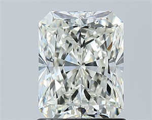 Picture of Natural Diamond 1.32 Carats, Radiant with  Cut, I Color, IF Clarity and Certified by GIA
