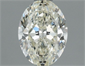 Diamante Natural 0.70 quilates, Ovalado , Color J, claridad VVS2 y certificado IGI