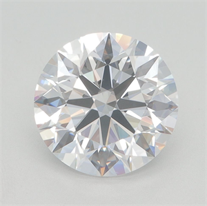 Picture of Lab Grown Diamond 2.80 Carats, Round with Excellent Cut, D Color, VVS2 Clarity and Certified by GIA