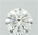 Lab Grown Diamond 1.53 Carats, Round with Ideal Cut, D Color, VVS2 Clarity and Certified by IGI