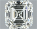 Natural Diamond 1.02 Carats, Asscher with  Cut, H Color, VVS1 Clarity and Certified by IGI