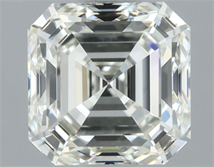 Picture of Natural Diamond 1.02 Carats, Asscher with  Cut, H Color, VVS1 Clarity and Certified by IGI