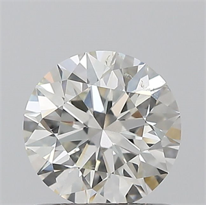 Picture of Natural Diamond 0.80 Carats, Round with Excellent Cut, H Color, SI2 Clarity and Certified by GIA