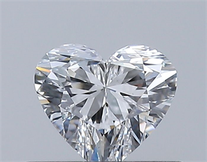 Picture of Natural Diamond 0.37 Carats, Heart with  Cut, D Color, VS2 Clarity and Certified by GIA