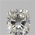 Natural Diamond 0.77 Carats, Cushion with  Cut, I Color, SI1 Clarity and Certified by GIA