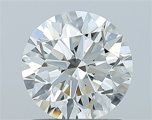 Picture of Natural Diamond 1.16 Carats, Round with Excellent Cut, G Color, SI1 Clarity and Certified by IGI