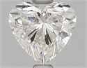 Natural Diamond 1.01 Carats, Heart with  Cut, H Color, SI2 Clarity and Certified by HRD