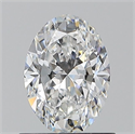 Natural Diamond 0.80 Carats, Oval with  Cut, E Color, VS1 Clarity and Certified by GIA