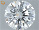 Lab Grown Diamond 1.24 Carats, Round with Ideal Cut, D Color, VS1 Clarity and Certified by IGI